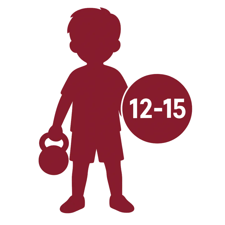 Ages 12 to 15 programme badge