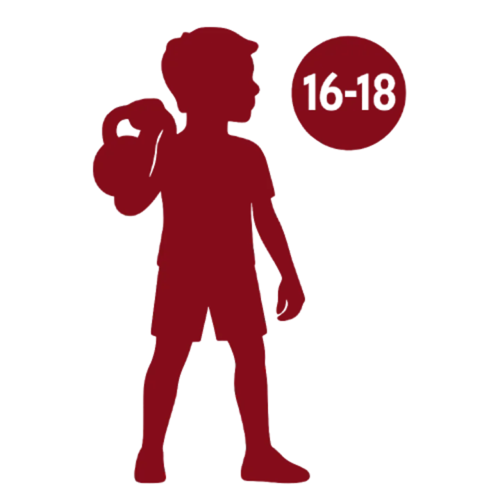Ages 16 to 18 programme badge